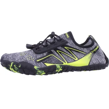 Dámská treková obuv ROCK SPRING Dámské sportovní boty Barefoot šedo/žluté kotníkové nižší Velikost: 42