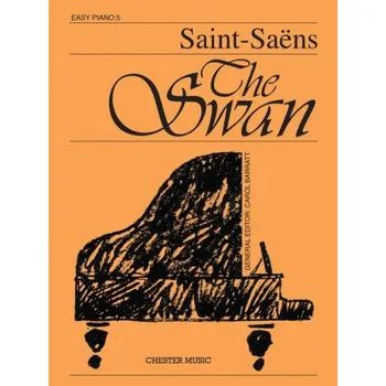 Camille Saint-Saëns: The Swan (noty na snadný klavír)