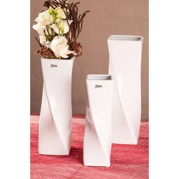 Váza Paramit XENIE Váza bílá 24 cm