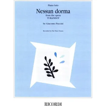 Giacomo Puccini: Nessun Dorma (noty na klavír)