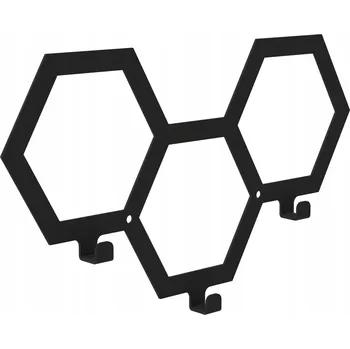 Věšák Šatní ramínko kovový Domer černý