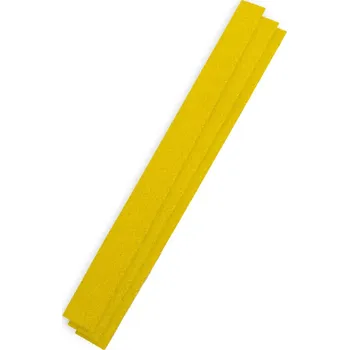 Podlahová lišta Žlutá GRP protiskluzová schodová lišta - délka 120 cm, šířka 9 cm, výška 0,3 cm - 3 ks