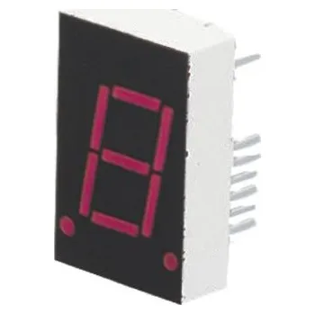 Polovodič LED displej CA barva LED diody Červená 14 mcd RH DP 20.3mm Broadcom 637 nm