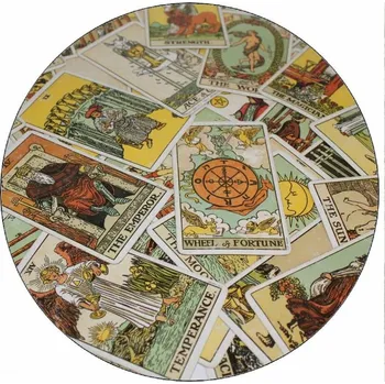 Jedlá dekorace na dort Jedlý papír tarotové karty 19,5 cm