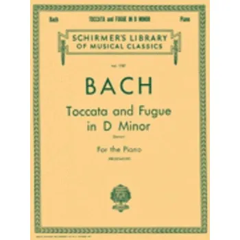 Johann Sebastian Bach: Toccata And Fugue In D Minor BWV538 (noty na klavír)