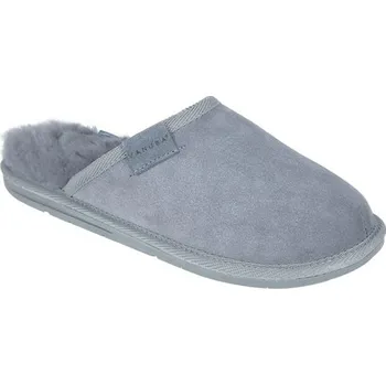 Pánské pantofle Pánské pantofle z ovčí kůže SOAY Barva: Popelavě šedá, Velikost: 46