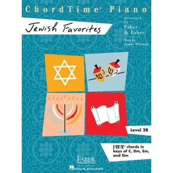 ChordTime Piano Jewish Favorites Level 2B (noty na klavír)
