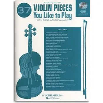 37 Violin Pieces You Like to Play (noty, housle, klavír) (+audio)