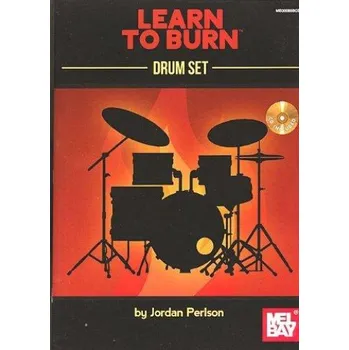 Jordan Perlson: Learn To Burn - Drum Set (noty na bicí) (+audio)