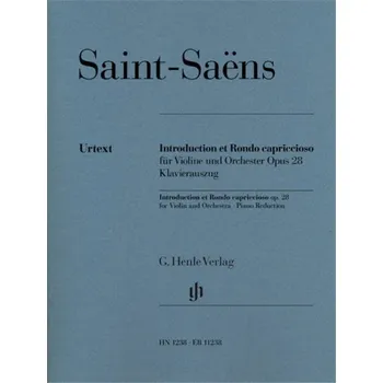 Camille Saint-Saëns: Introduction Et Rondo Capriccioso Op. 28 (noty na housle, klavír)