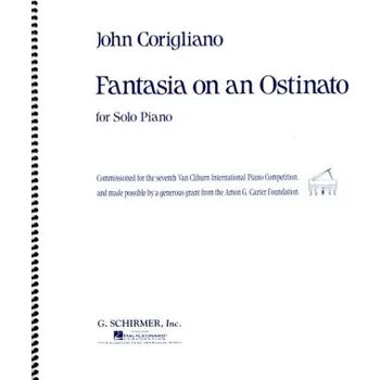 John Corigliano: Fantasia On An Ostinato (noty na klavír)