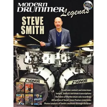 Modern Drummer Legends: Steve Smith (kniha o hudbě)(+audio)