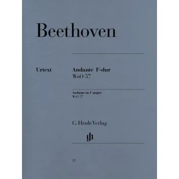 Beethoven: Andante In F WoO 57 (noty na klavír)