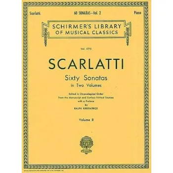 Domenico Scarlatti: Sixty Sonatas Volume Two (noty na sólo klavír)