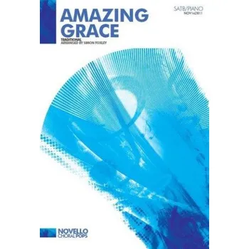 Amazing Grace (SATB) (noty na sborový zpěv, klavír) - SADA 5 ks