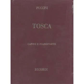 Giacomo Puccini: Tosca - plátěná, tvrdá vazba (noty na zpěv, klavír)