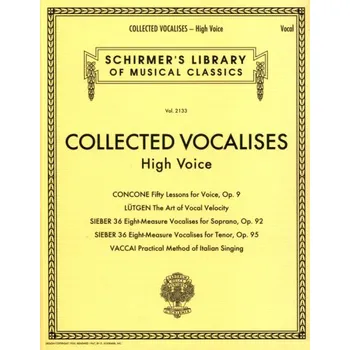 Collected Vocalises: High Voice (noty na zpěv, klavír)