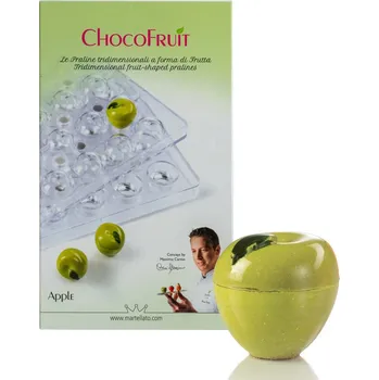 Nádoba na pečení Forma na 3D pralinky magnetická (Apple 12g) 2 tvary/2 formy