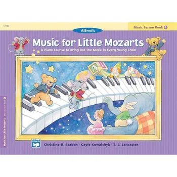 Music For Little Mozarts: Music Lesson Book 4 (noty na klavír)