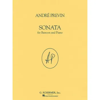 André Previn: Sonata (noty na fagot, klavír)