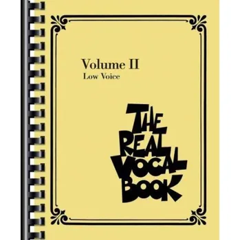 The Real Vocal Book: Volume II (Low Voice) (noty, melodická linka, akordy)