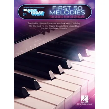 E-Z Play Today 34: First 50 Melodies You Should Play on Keyboard (noty, melodická linka, akordy)