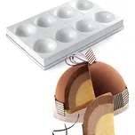 Tác s 8mi formami (polokoule) 8x654ml