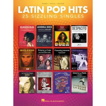 Latin Pop Hits (noty na klavír, zpěv, klavír, akordy)