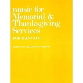 C.H. Trevor: Music For Memorial And Thanksgiving Services For Manuals. (noty na varhany)