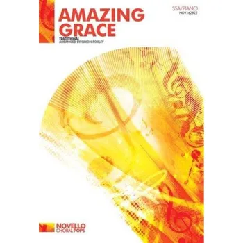 Amazing Grace (SSA) (noty na sborový zpěv, klavír) - SADA 5 ks