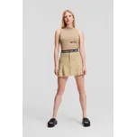 SUKNĚ KARL LAGERFELD JEANS KLJ LOGO PLEATED SKIRT TWILL