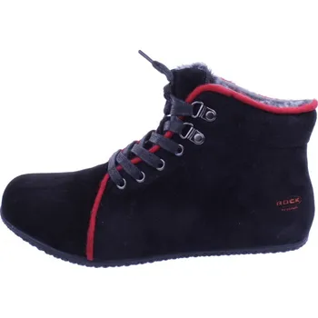 Dámská obuv ROCK SPRING Dámské zimní boty Barefoot černo/červené Velikost: 40