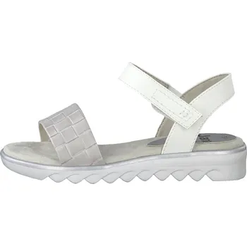 Dámské sandále JANA SHOES NĚMECKO Dámské sandály JANA 662 šedo/bílé Velikost: 42