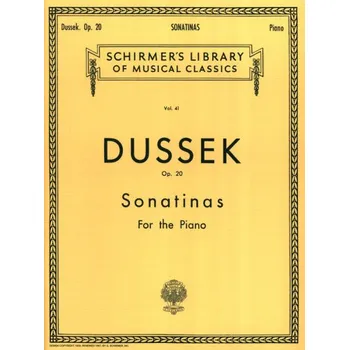 Jan Ladislav Dusík: 6 Sonatinas, Op. 20 (noty na klavír)