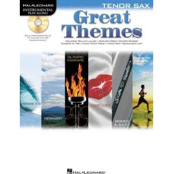 Instrumental Play-Along: Great Themes (noty, tenorsaxofon) (+audio)