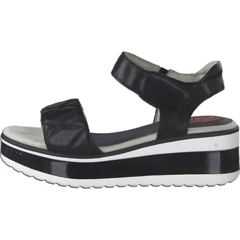 Dámské sandále JANA SHOES NĚMECKO Dámské kožené sandály JANA 312 černé Velikost: 38