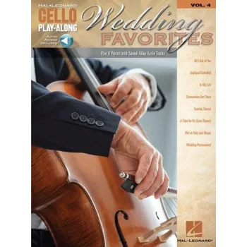 Cello Play-Along 4: Wedding Favorites (noty na violoncello) (+audio)