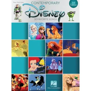 Contemporary Disney: 3rd Edition (noty na klavír, zpěv, akordy na kytaru)