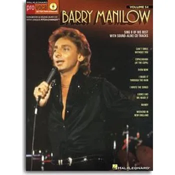 Barry Manilow: Pro Vocal Men's Edition 54 (noty, melodická linka, akordy, texty) (+audio)