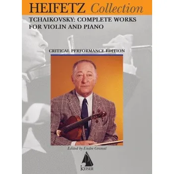 Čajkovskij / Tchaikovsky Complete Works (noty na housle, klavír)