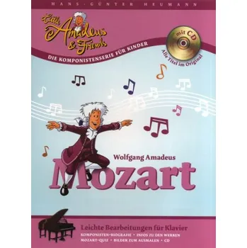 Hans-Günter Heumann: Little Amadeus Und Friends - Wolfgang Amadeus Mozart (noty, sólo klavír)