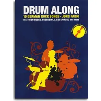 Drum Along - 10 German Rock Songs (noty, bicí) (+audio)