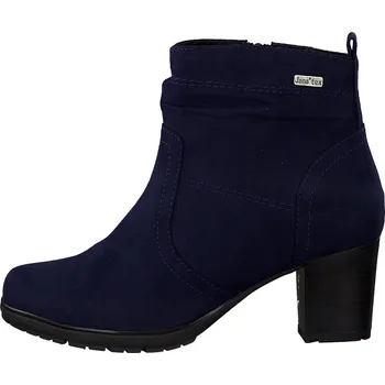 Dámské polobotky JANA SHOES NĚMECKO Boty JANA 371 modré dámské polokozačky Velikost: 42