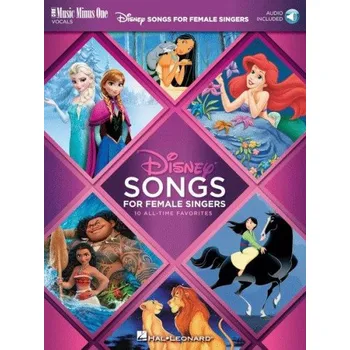 Disney Songs For Female Singers: 10 All-Time Favorites (noty na klavír, zpěv, akordy na kytaru) (+audio)