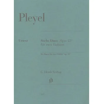 Ignaz Josef Pleyel: Six Duets For 2 Violins Op. 23 (noty na housle)