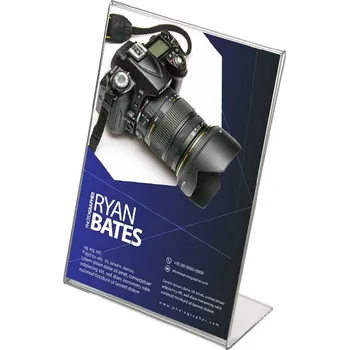 CLASSIC Plexi stojánek na stůl typu L - A5 na výšku