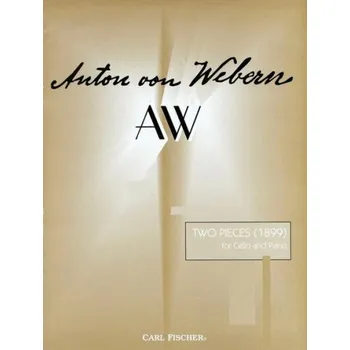 Anton Webern: 2 Pieces - 1899 (noty na violoncello, klavír)