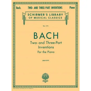 Johann Sebastian Bach: 2- and 3-Part Inventions (noty na klavír)