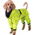Obleček pro psa Paikka Reflexní nepromokavý overal žlutý