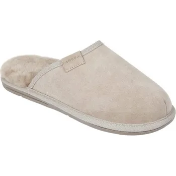 Dámské pantofle Pánské pantofle z ovčí kůže SOAY Barva: Béžová, Velikost: 43